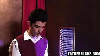 Priest Has Sinful Sex With Young Stud in Confession Booth