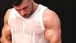 Hairy Drenched Alpha Muscle Cock